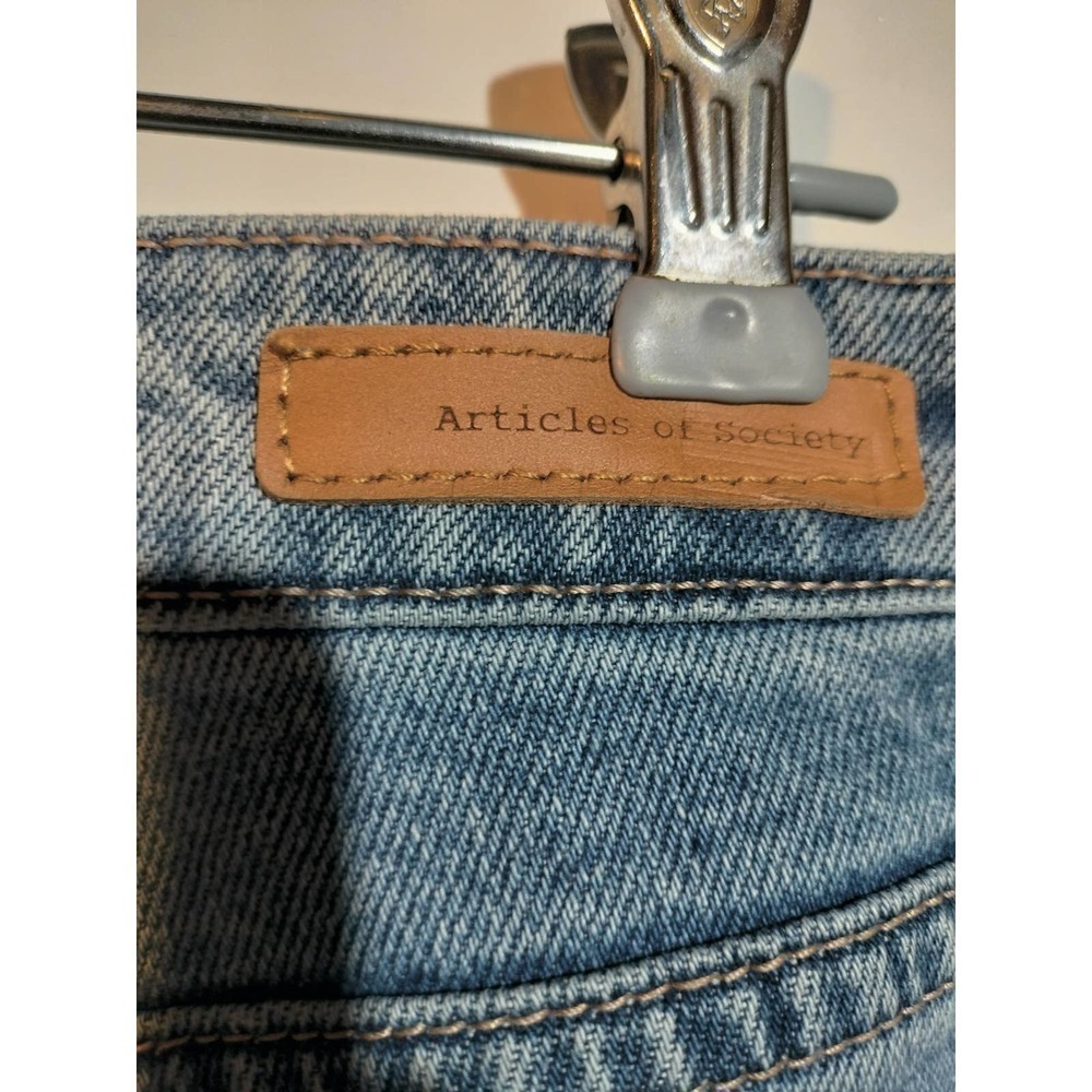 Articles Of Society womans cropped jeans size 4 Jean size 27 distressed - Picture 3 of 10